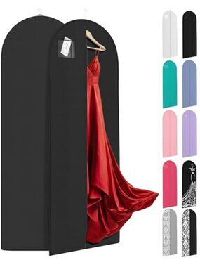Extra Long Dress Garment Bag Wedding Gown Storage Travel Protector 72 Inch